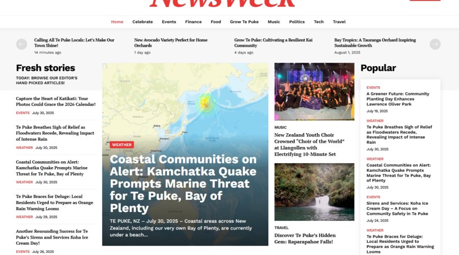 A New Kind of News: Te Puke NewsWeek and the Power of Positive Stories